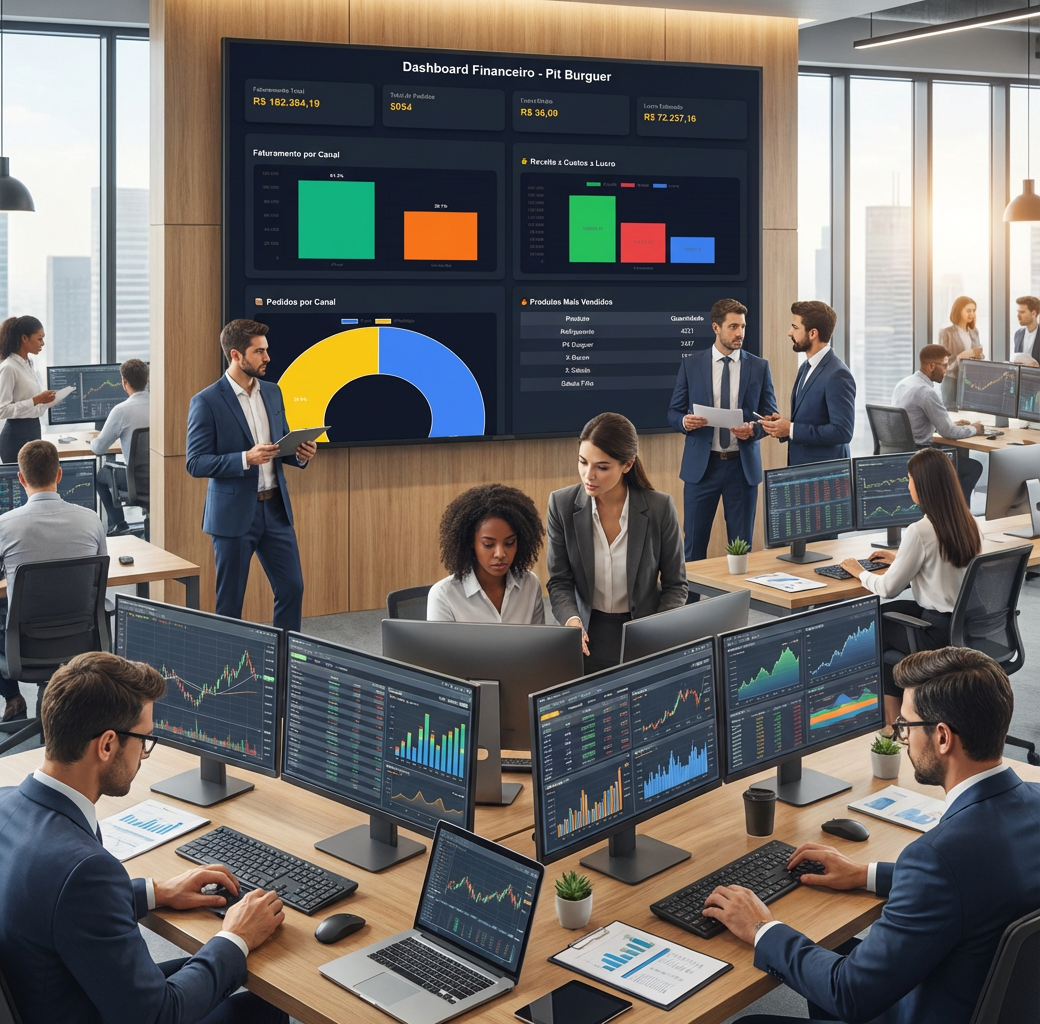 Ambiente de tecnologia e monitoramento